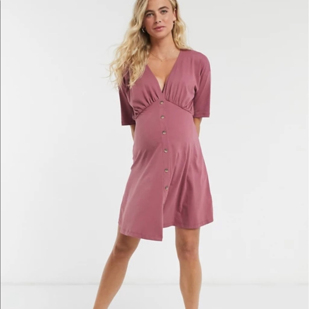 ASOS Maternity Mauve Dress